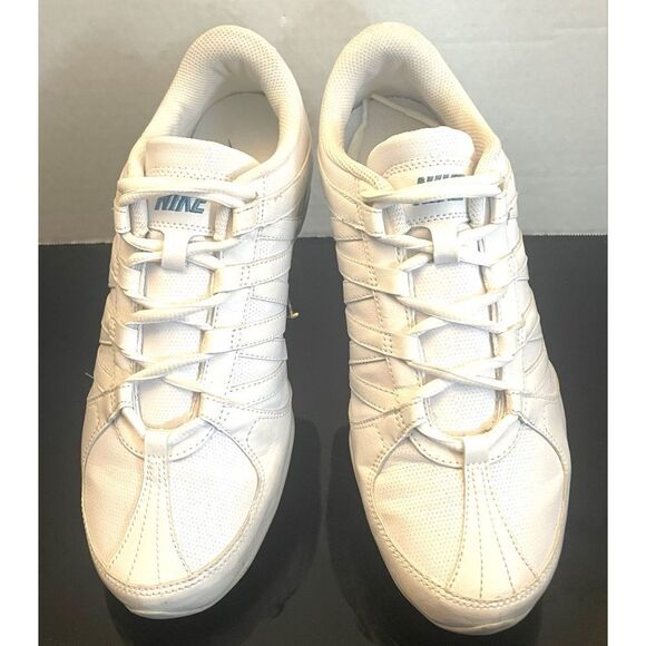 Nike Womens Musique 4 Sz 8 White Leather Dancing Shoes Lace Up Low Top Sneakers - Picture 2 of 11